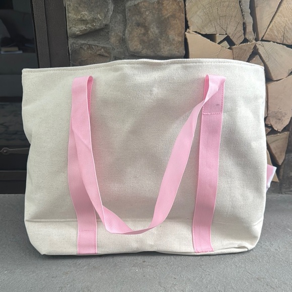 Pink 'Enjoy' Tote Bag Set - Picture 4 of 4